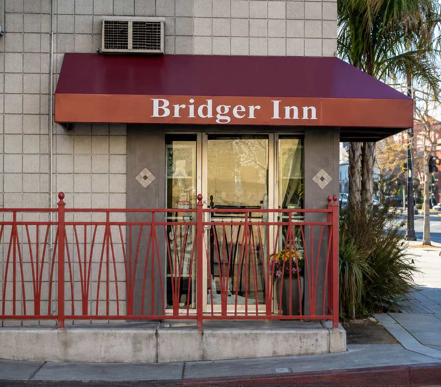 Bridger Inn entrance on South Main Street
