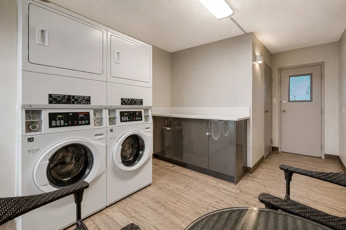 Guest laundry area